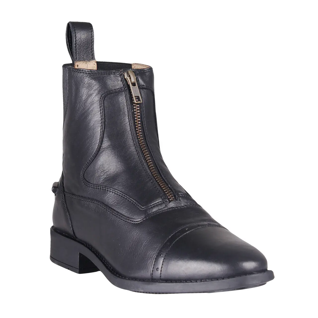 Qhp Noir Riding Boots Jodhpur Milaan