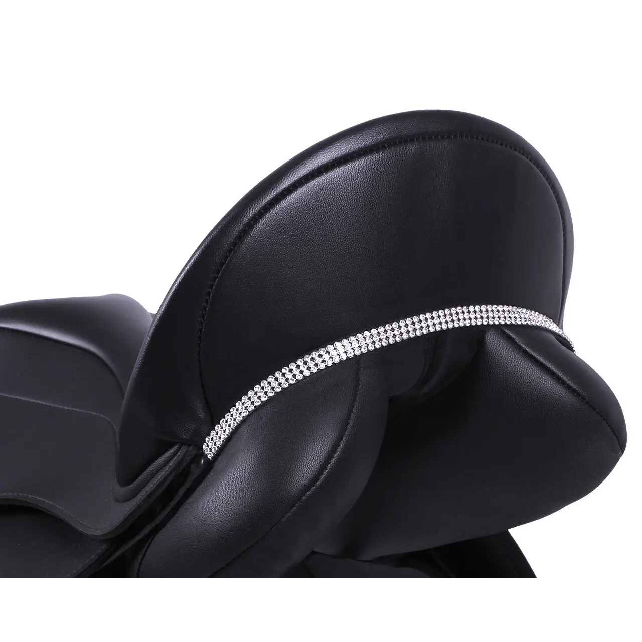 Qhp Noir Saddle Jewel Madelon