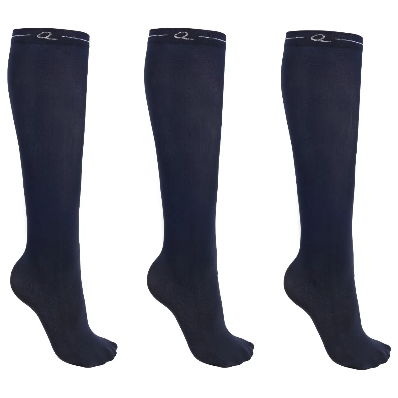 Qhp Bleu Riding Socks (X3)