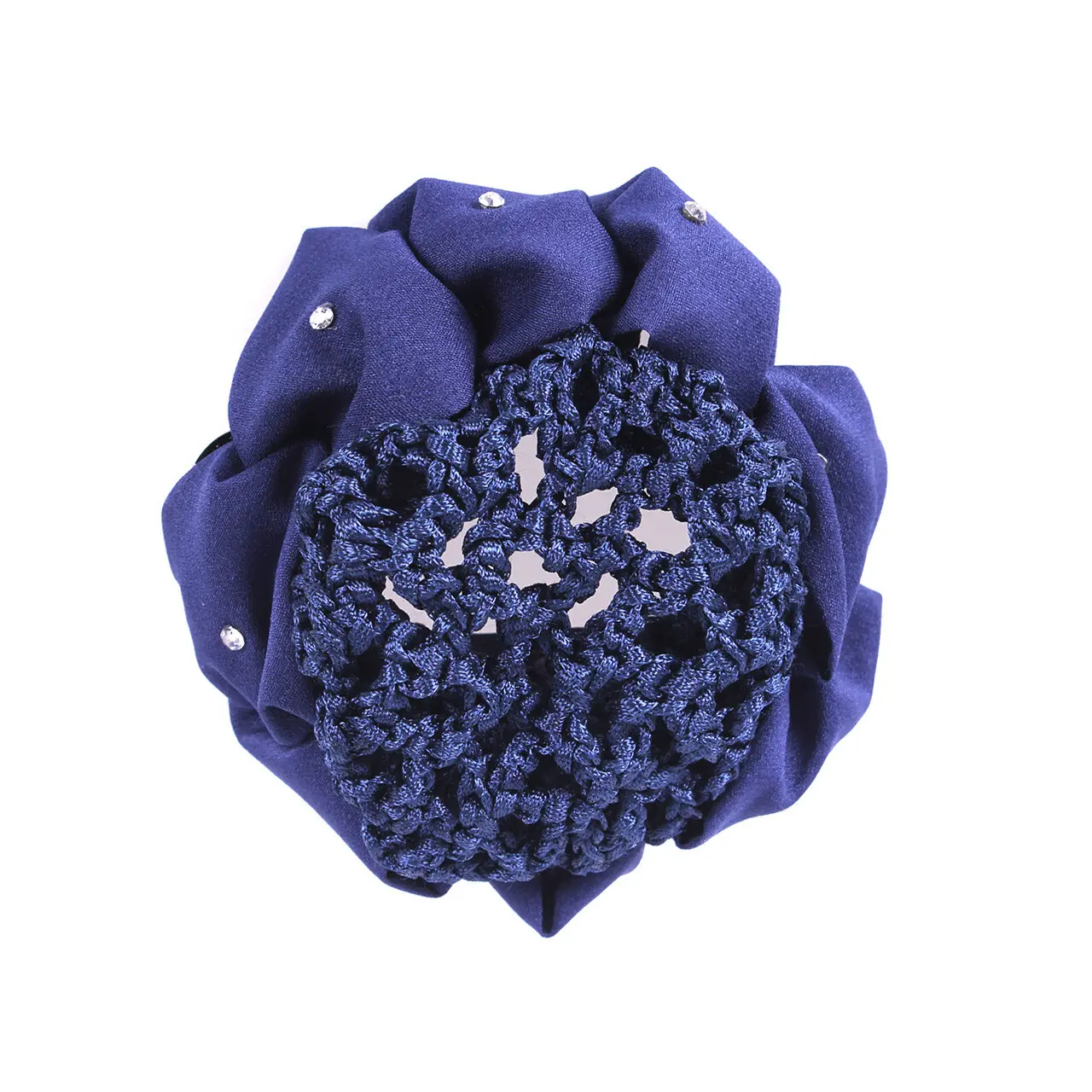 Qhp Women's Bleu Hair Net For Flower