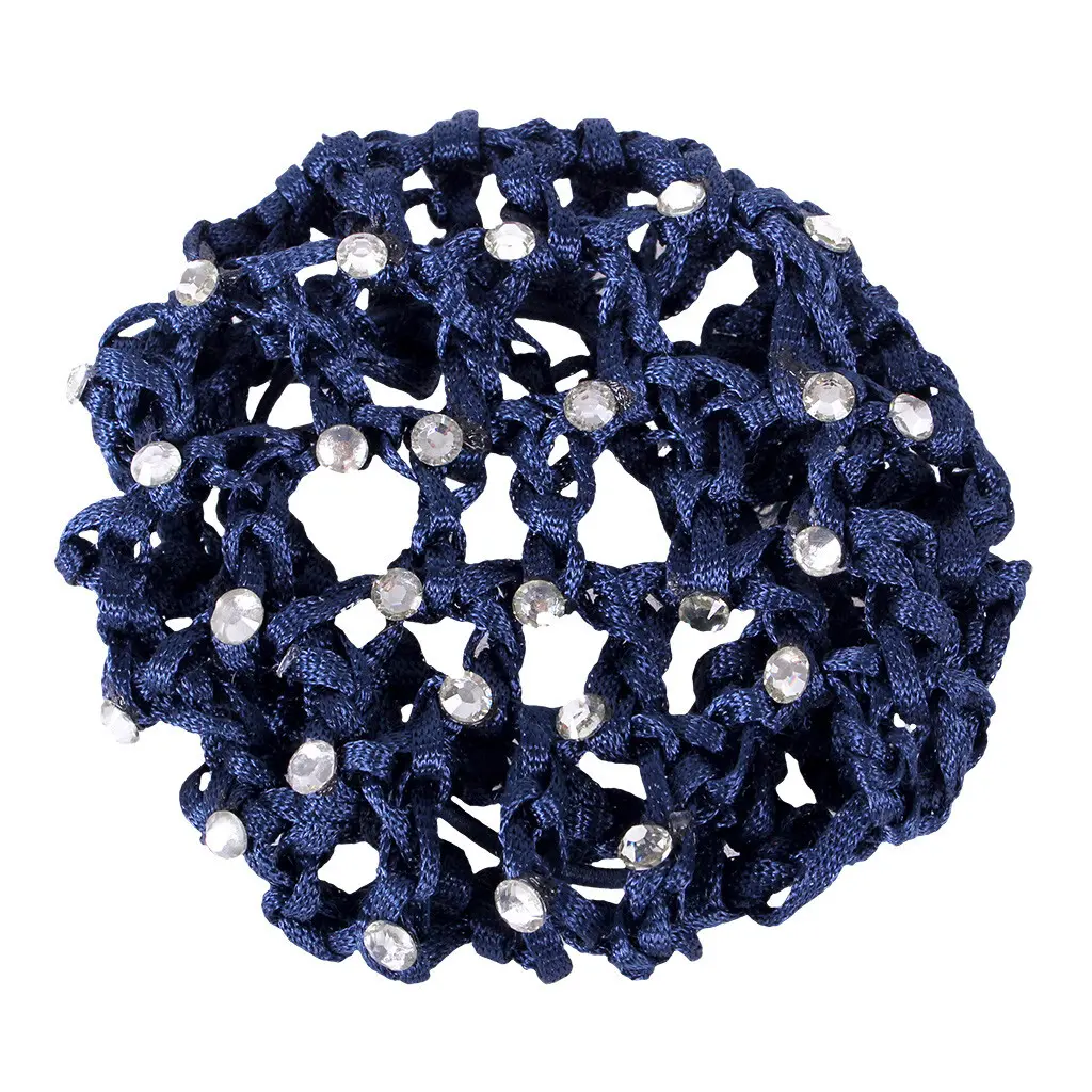 Qhp Women's Bleu Hair Net Diamond