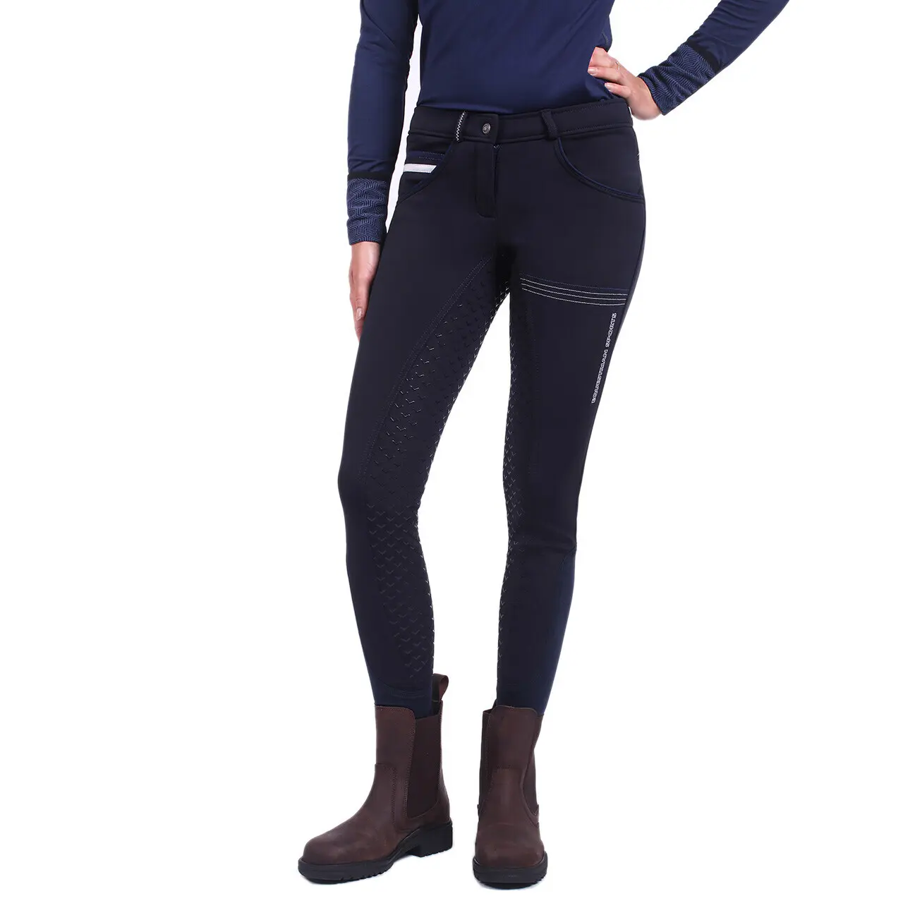 Reithose Full Grip Damen Qhp Emma