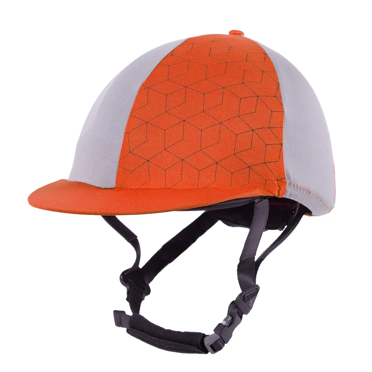 Qhp Orange Cap For Riding Helmet Eldorado