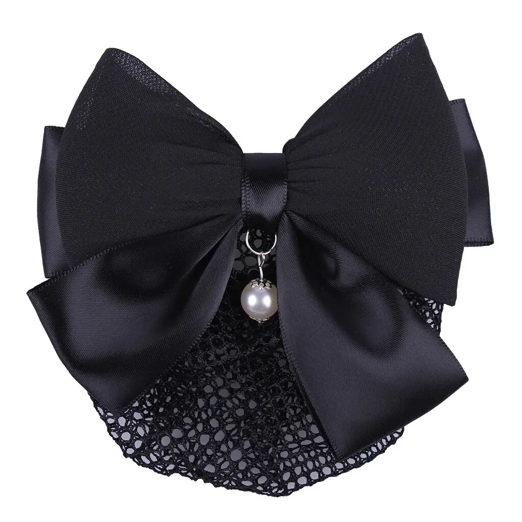 Qhp Women's Noir Hairnet For Bun Grace