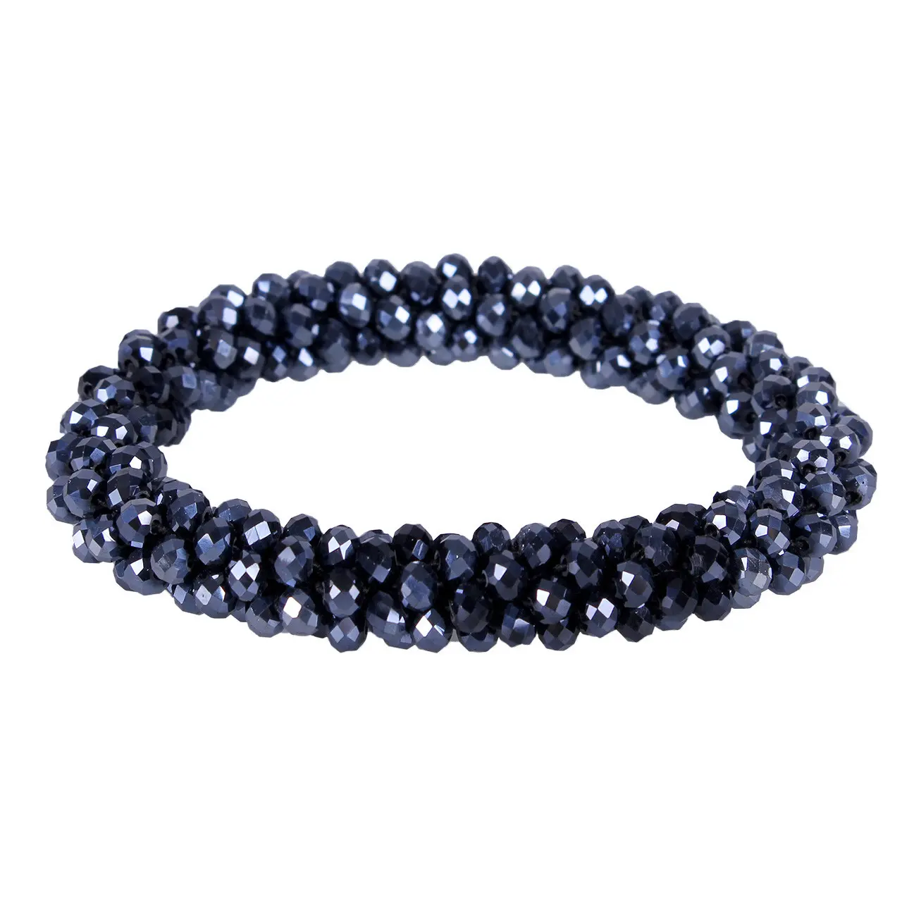Qhp Bleu Woman's Scrunchie Shine