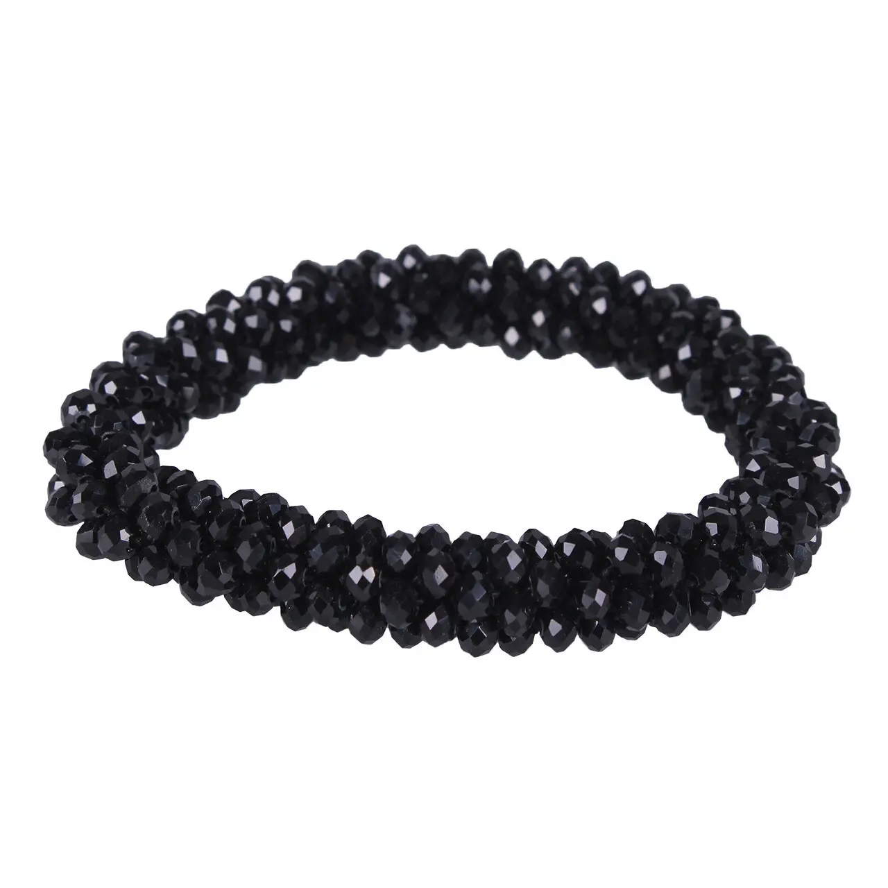 Qhp Noir Woman's Scrunchie Shine