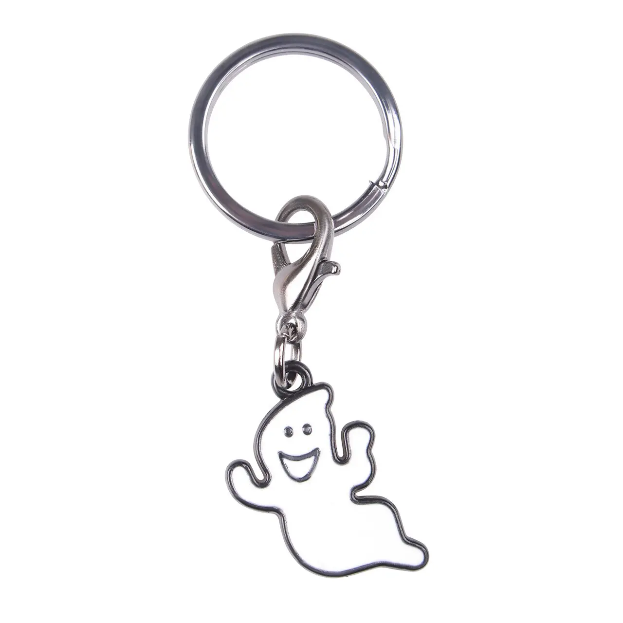 Qhp Argenté Ozdobny Lucky Charm Halloween