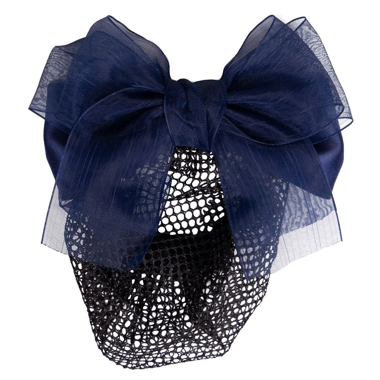 Qhp Women's Bleu Hair Bun Net For Simply