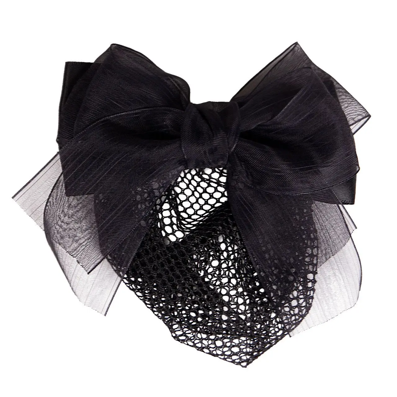 Qhp Women's Noir Hair Bun Net For Simply