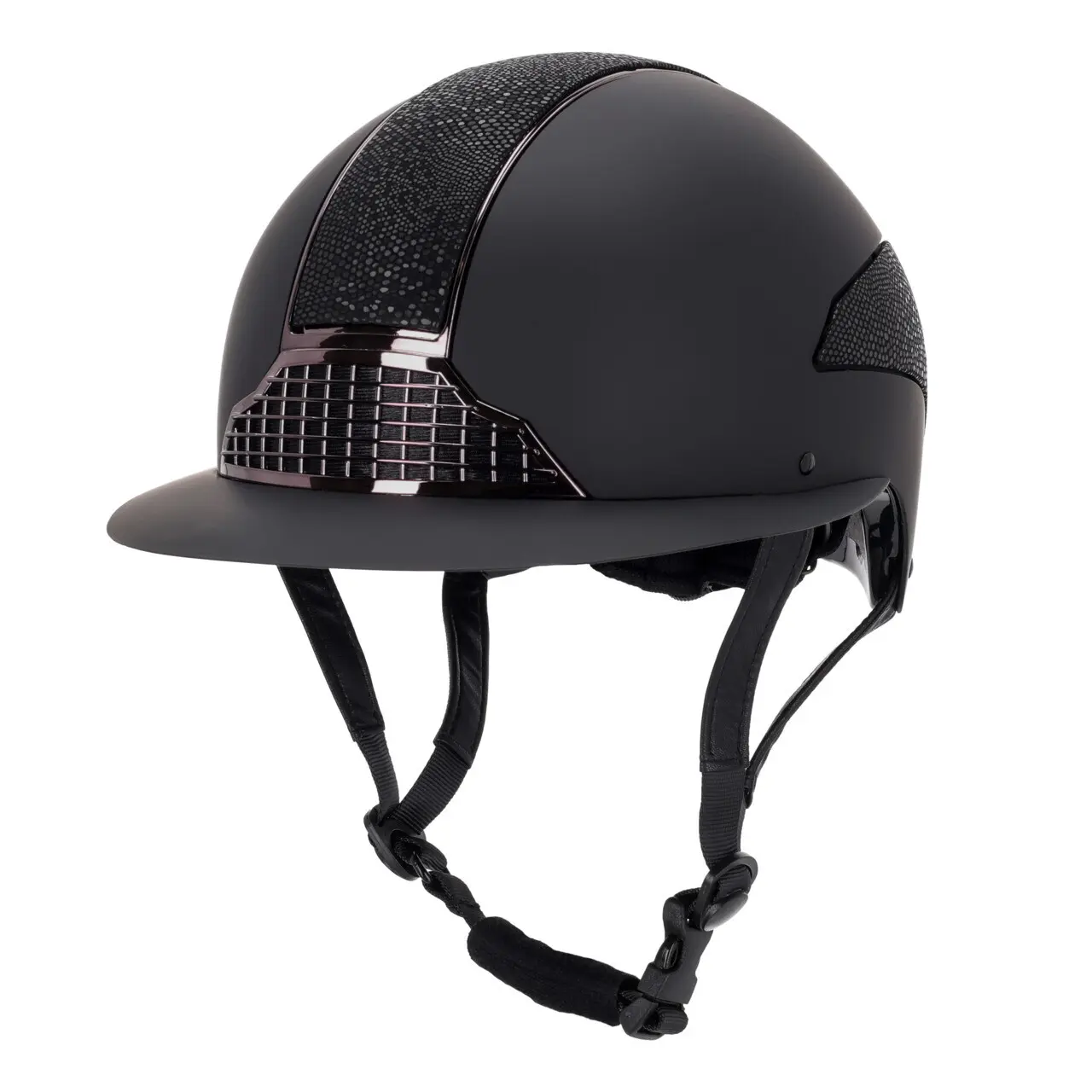 Comparer les prix de Casque d'équitation visière polo QHP Detroit