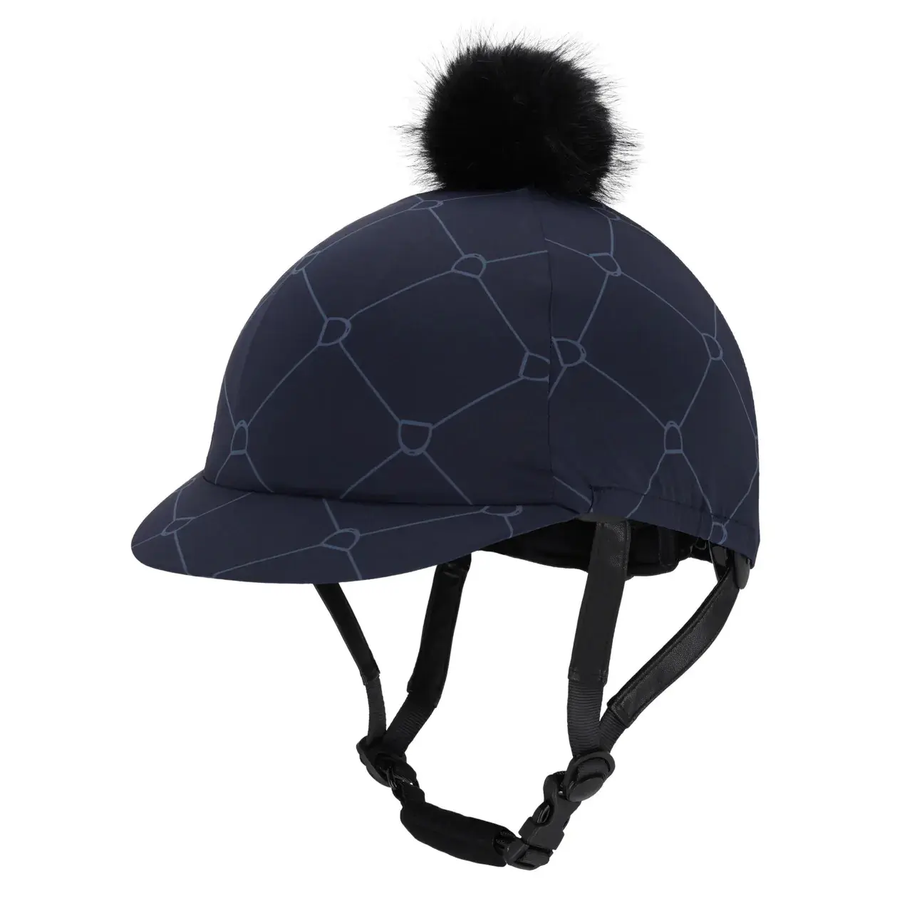 Qhp Bleu Toque For Riding Helmet Liora