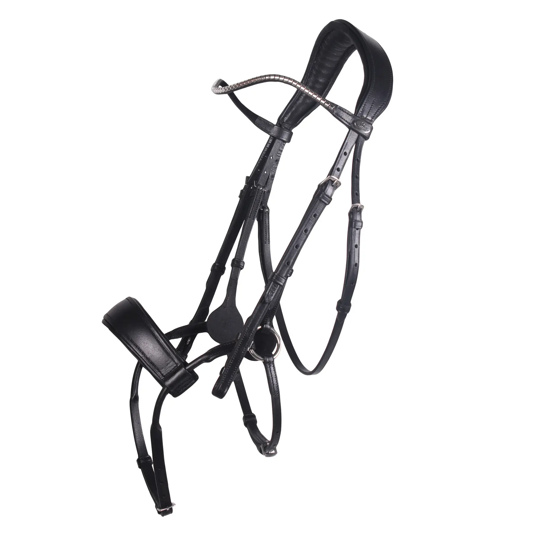 Qhp Noir Riding Bridle Sedna