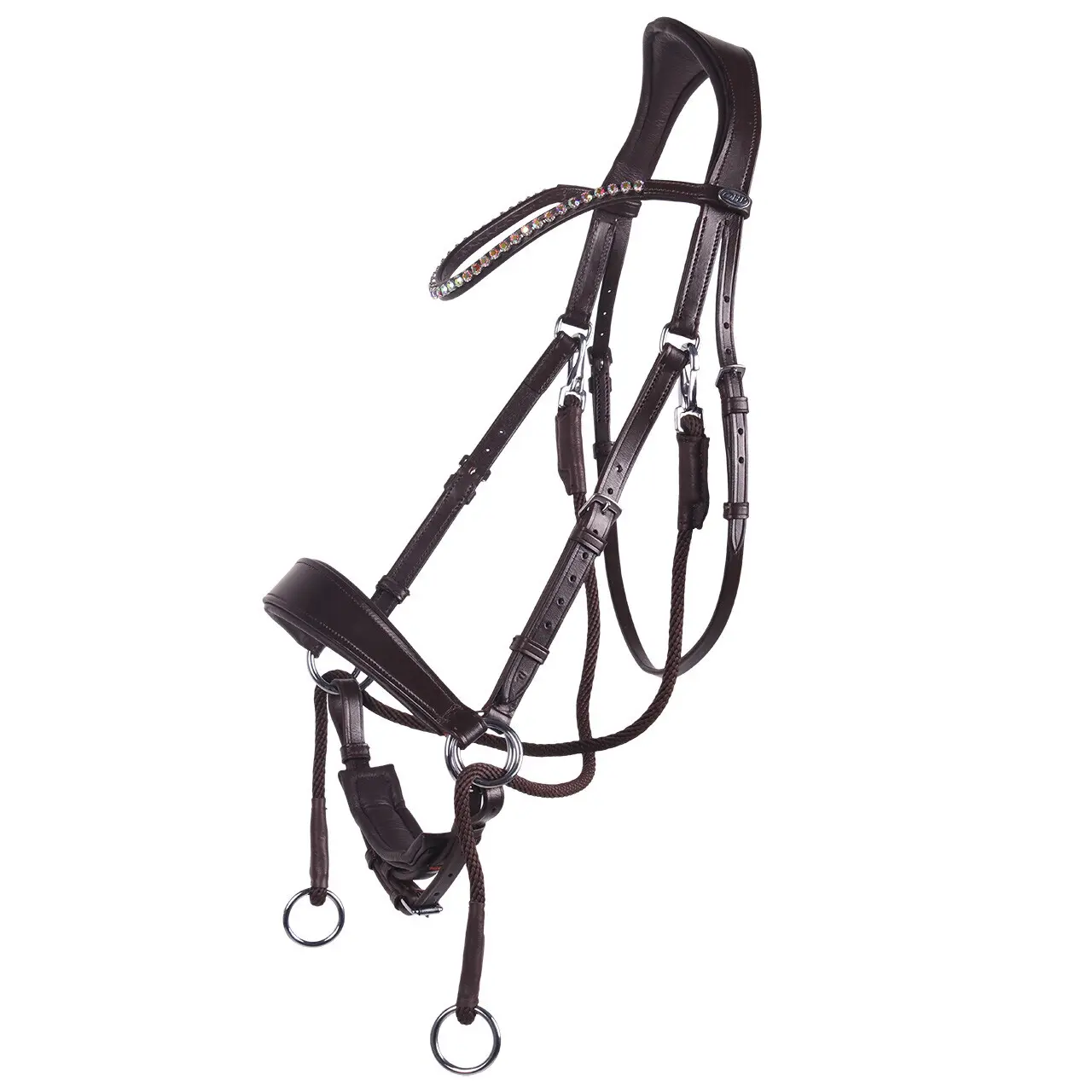Qhp Marron Riding Bridle Sunna