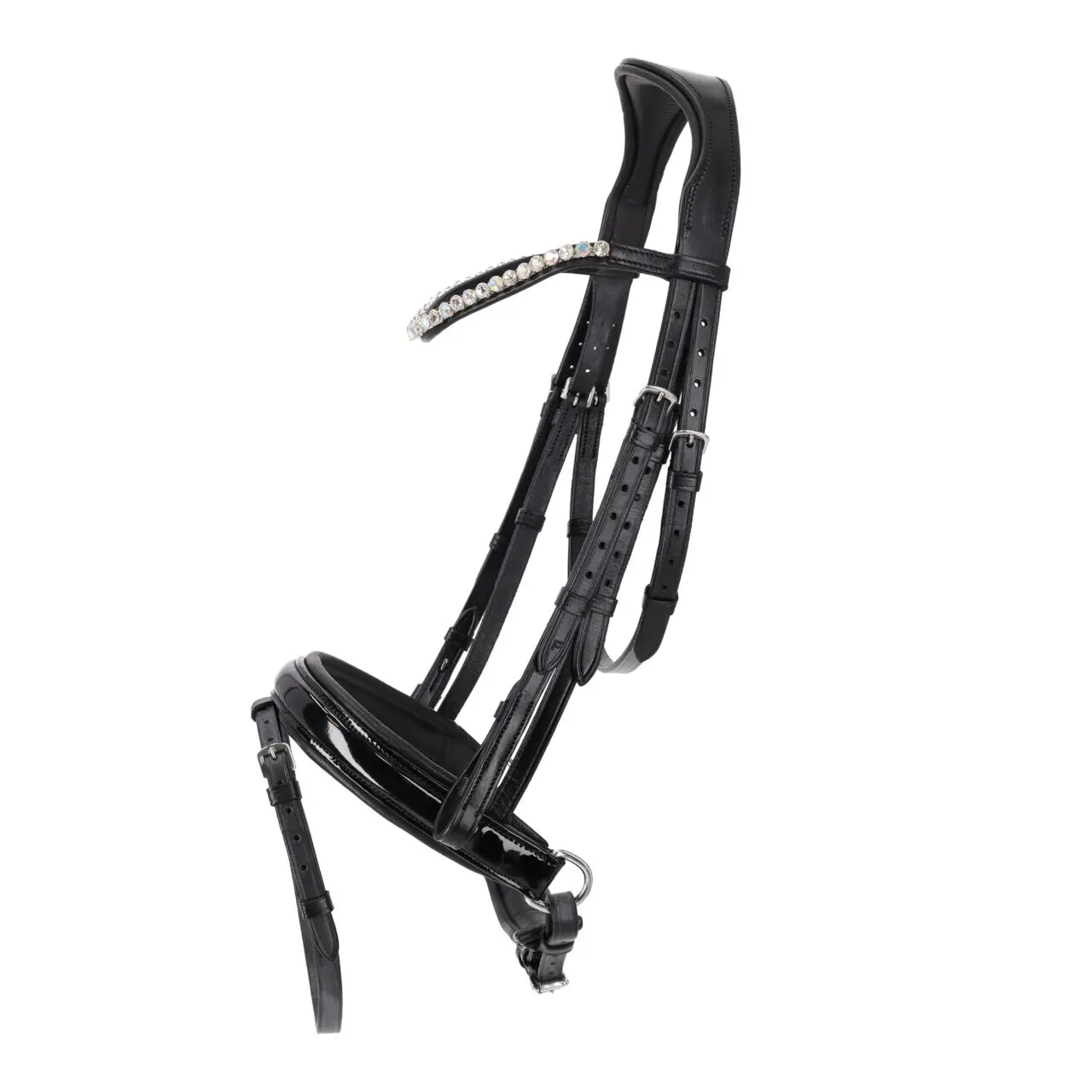 Qhp Noir Bridle For Horse Sunset