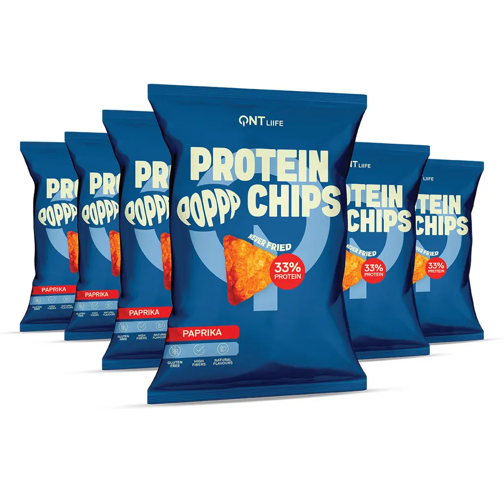 QNT Nutrition prot&eacute;in&eacute;e chips  Paprika (x12)