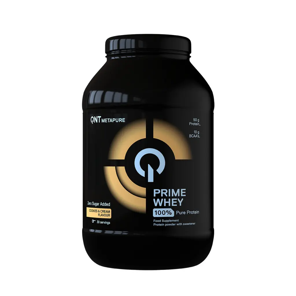 Qnt Noir 100% Whey Protein Isolate And Concentrate Blend Cookies & Cream Prime Whey 908 G