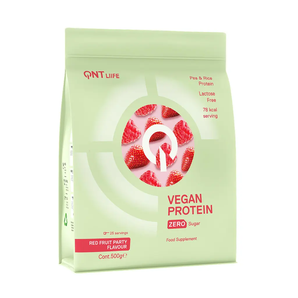Qnt Unisex Vert Red Fruit Party Protein Vegan Protein Powder