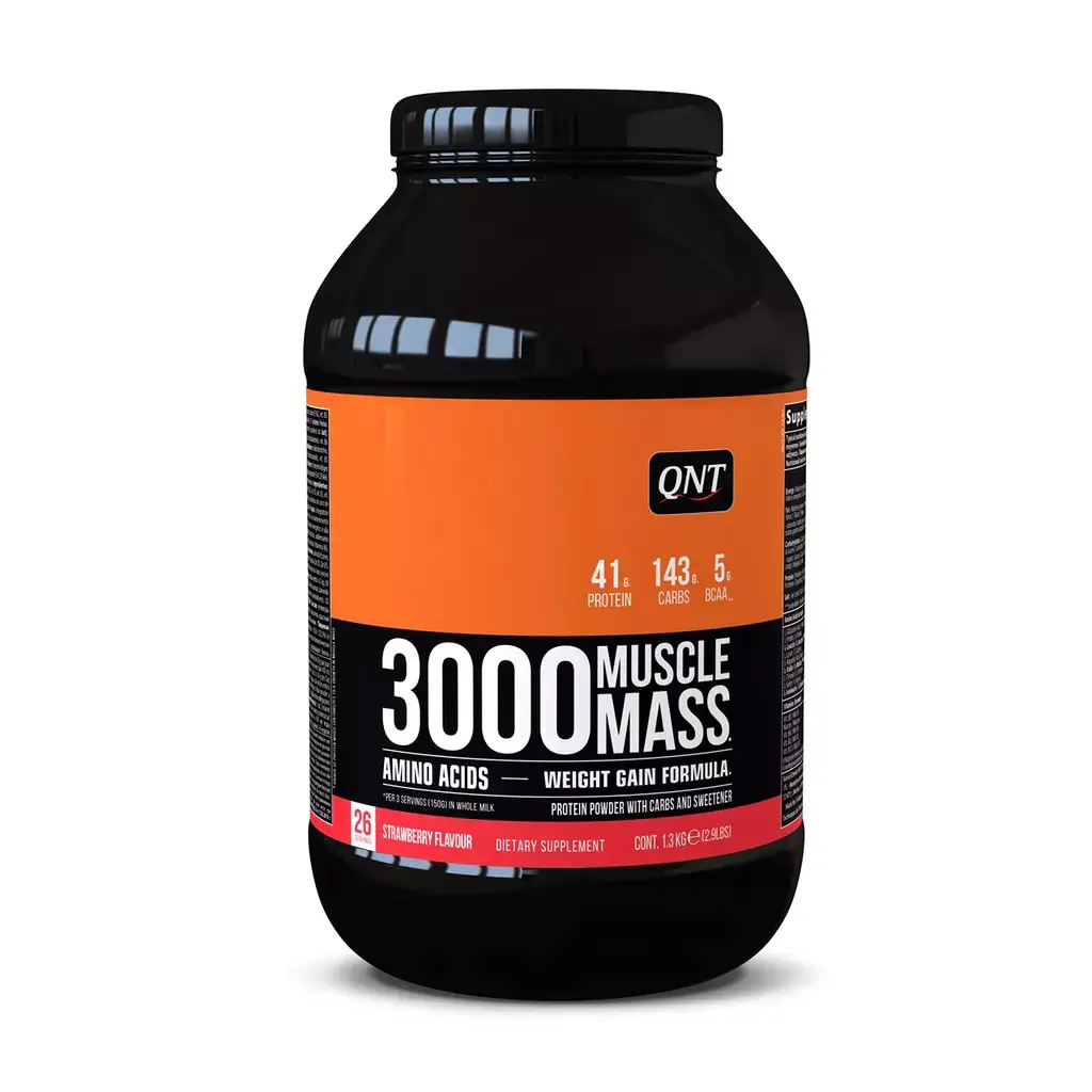 QNT Nutrition prot&eacute;in&eacute;e  3000 Muscle Mass - Strawberry