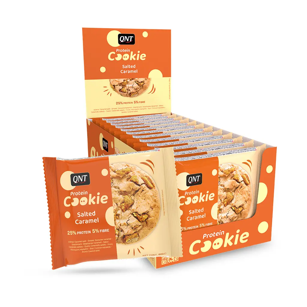Qnt Orange Salted Caramel Protein Nutrition Cookie