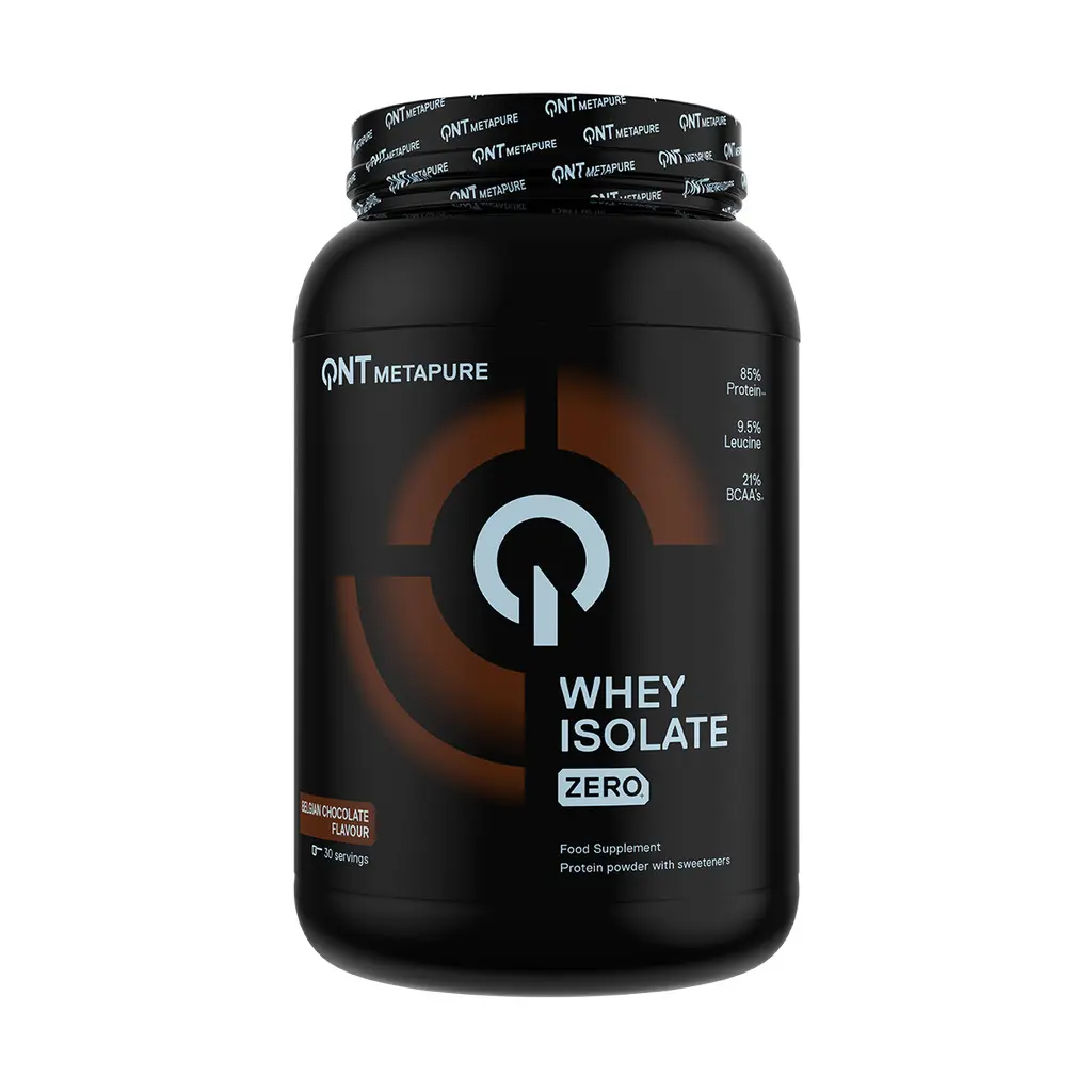Qnt Noir Belgian Chocolate Protein Metapure Whey Isolate Zero 908 G