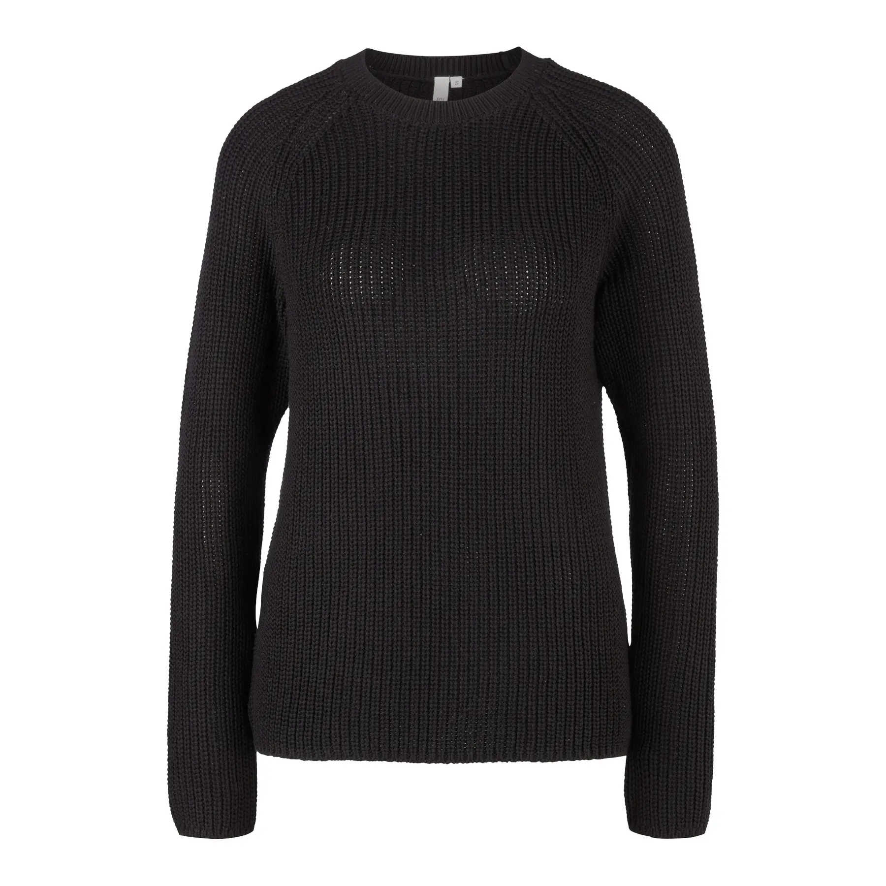 Klassischer Strickpulli mit Saum Damen QS