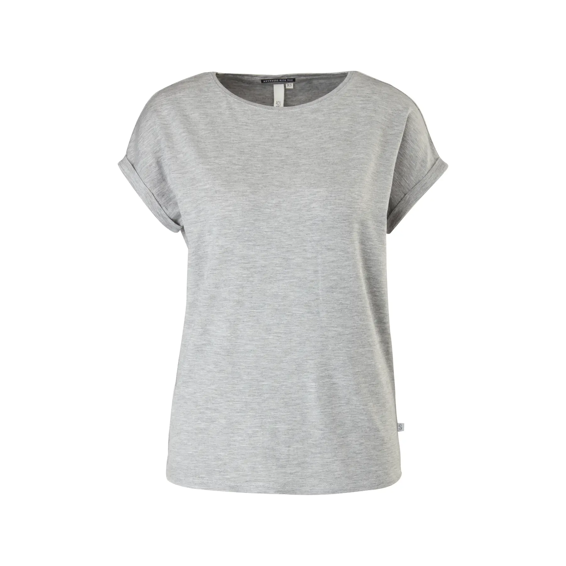 Oversize T-Shirt aus Lyocell-Mix mit Rundhals für Damen QS