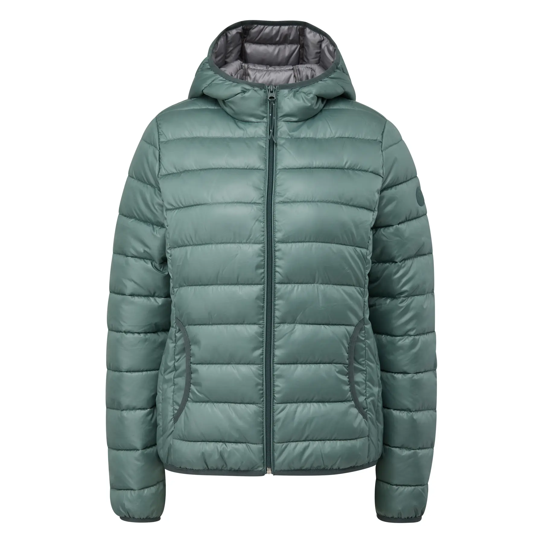 Damen Steppjacke mit Kapuze und Paspel QS