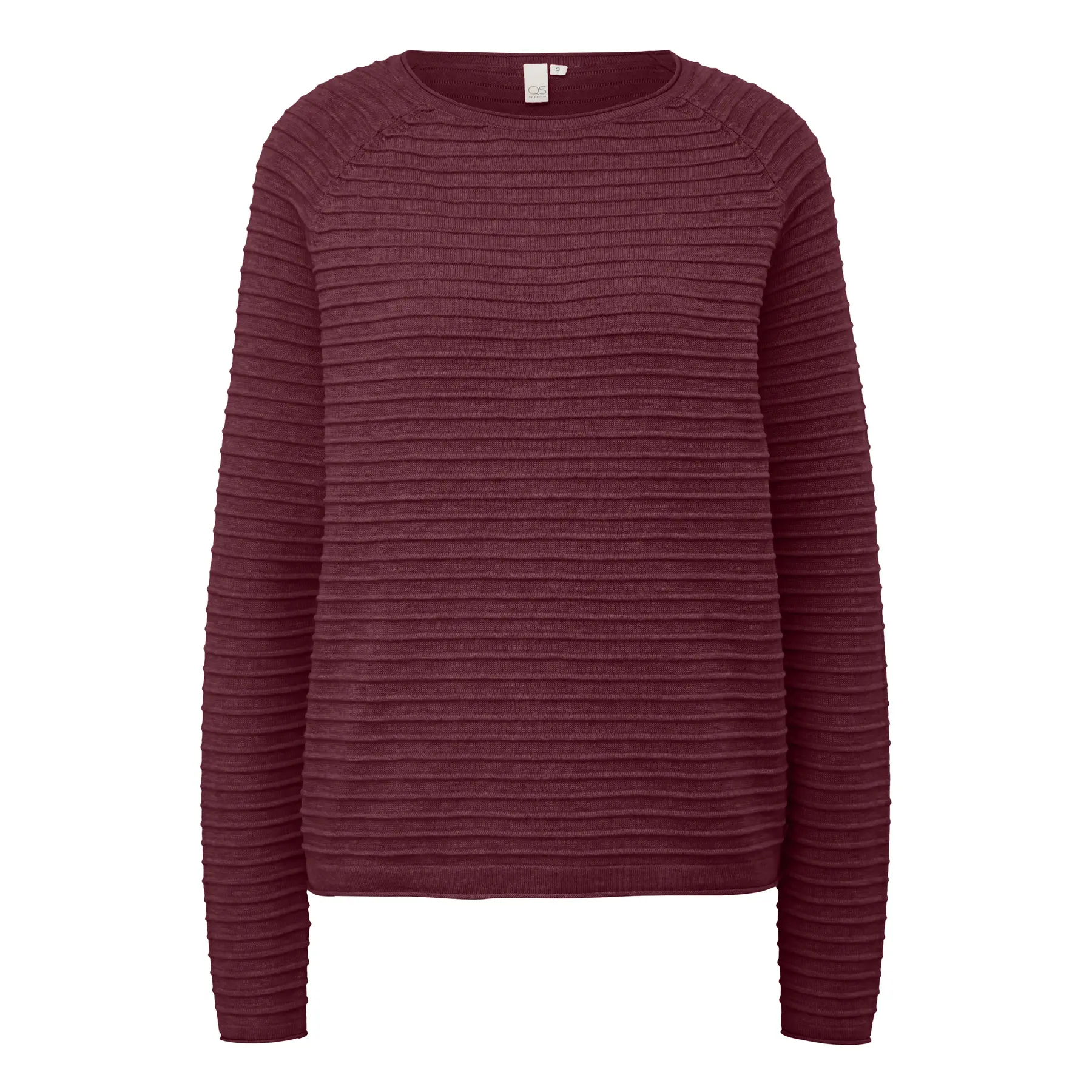 Viscose Blend Structured Pattern Top For Women Qs