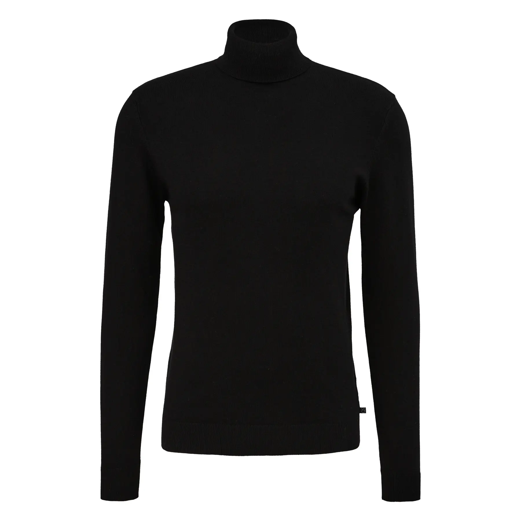 Pullover aus Strick mit Rollkragen in taillierter Passform QS