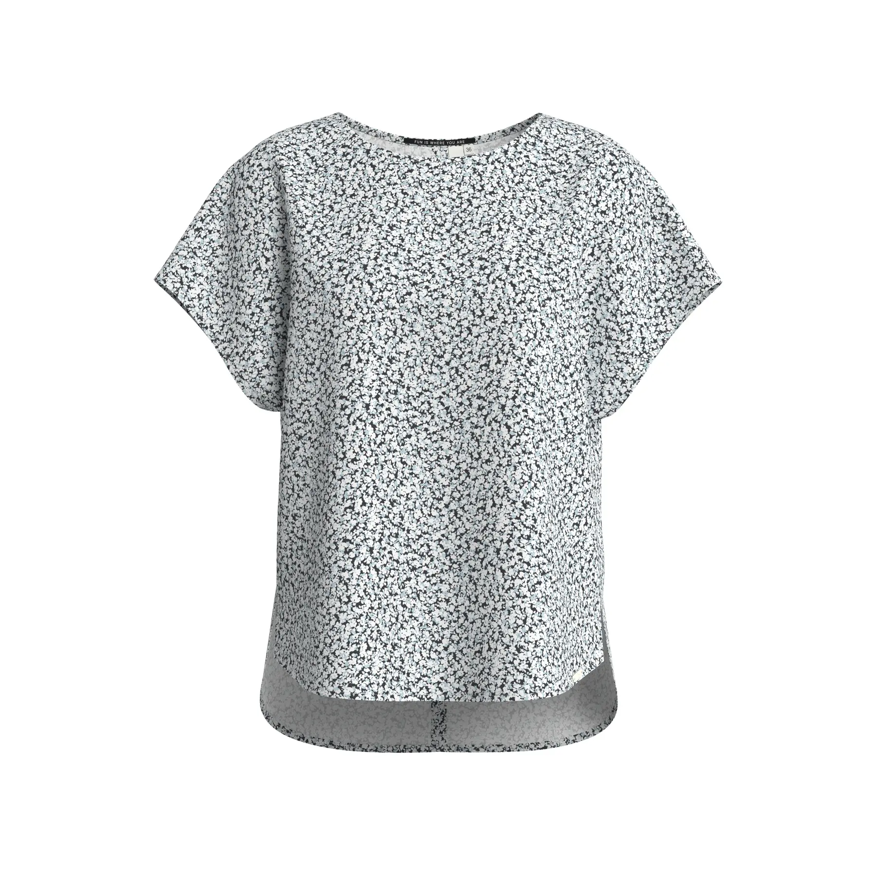 Women's Oversized Viscose Blouse Qs