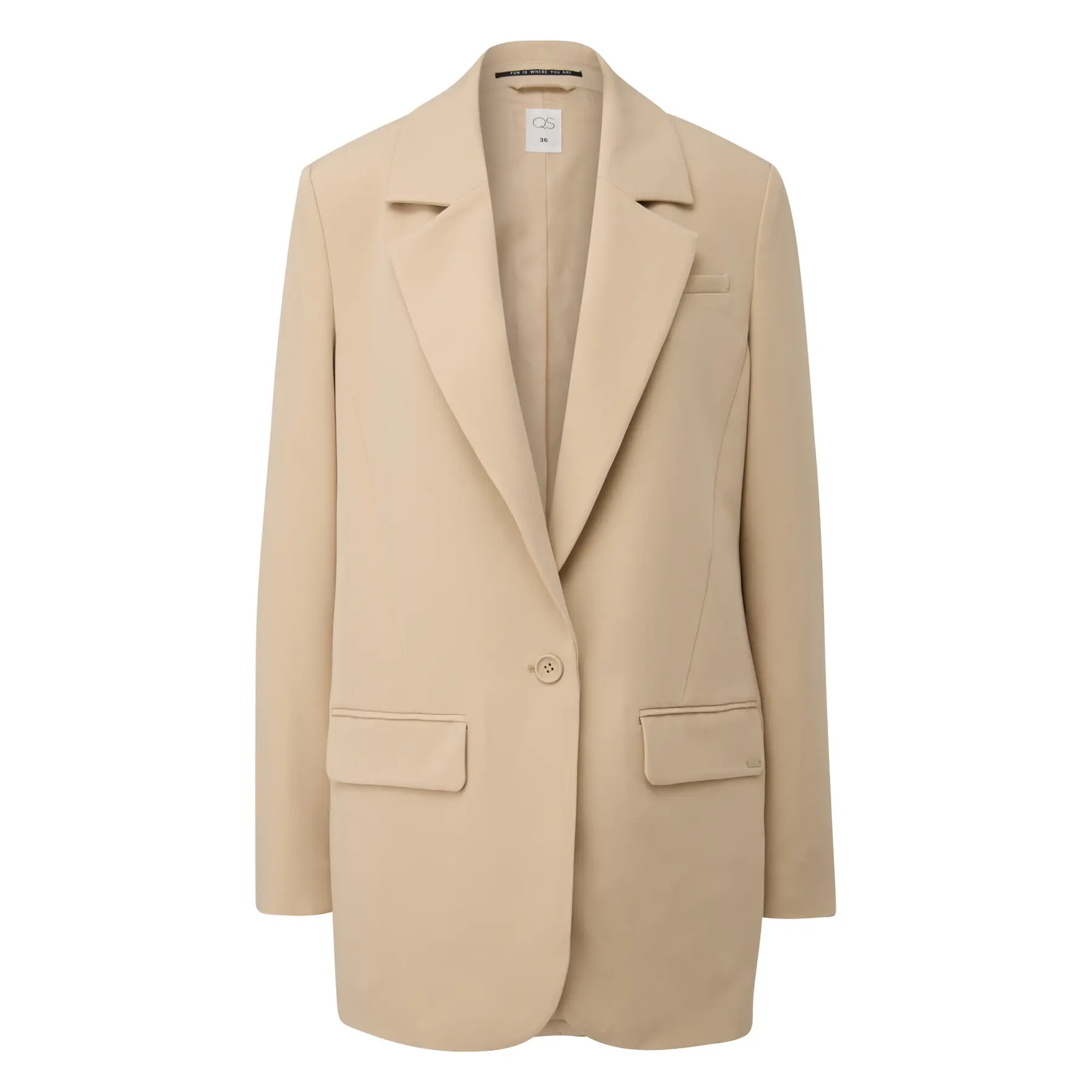 Oversize Blazer mit Klapptaschen für Damen QS