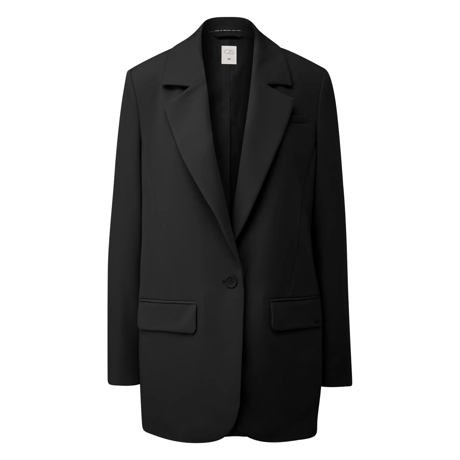 Oversize Blazer mit Klapptaschen für Damen QS