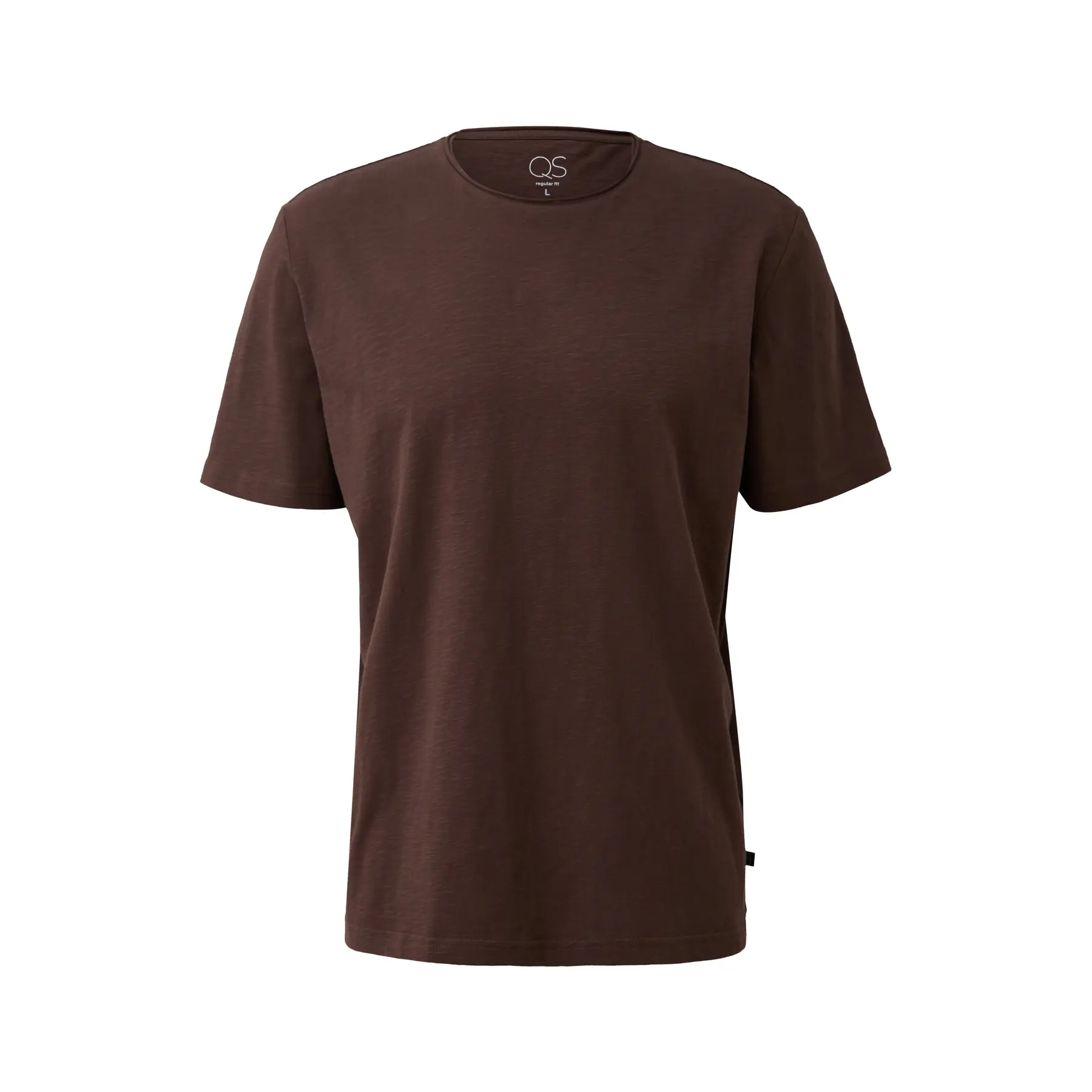 Q/S designed by - Heren t-shirt - Maat S - Mannen - Bruin - katoen