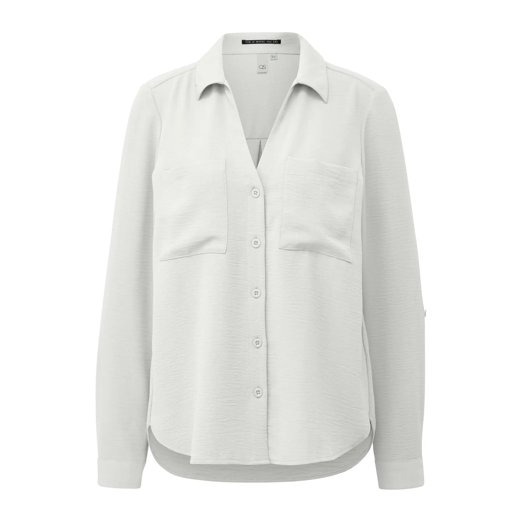 Lässige Kreppbluse Damen QS