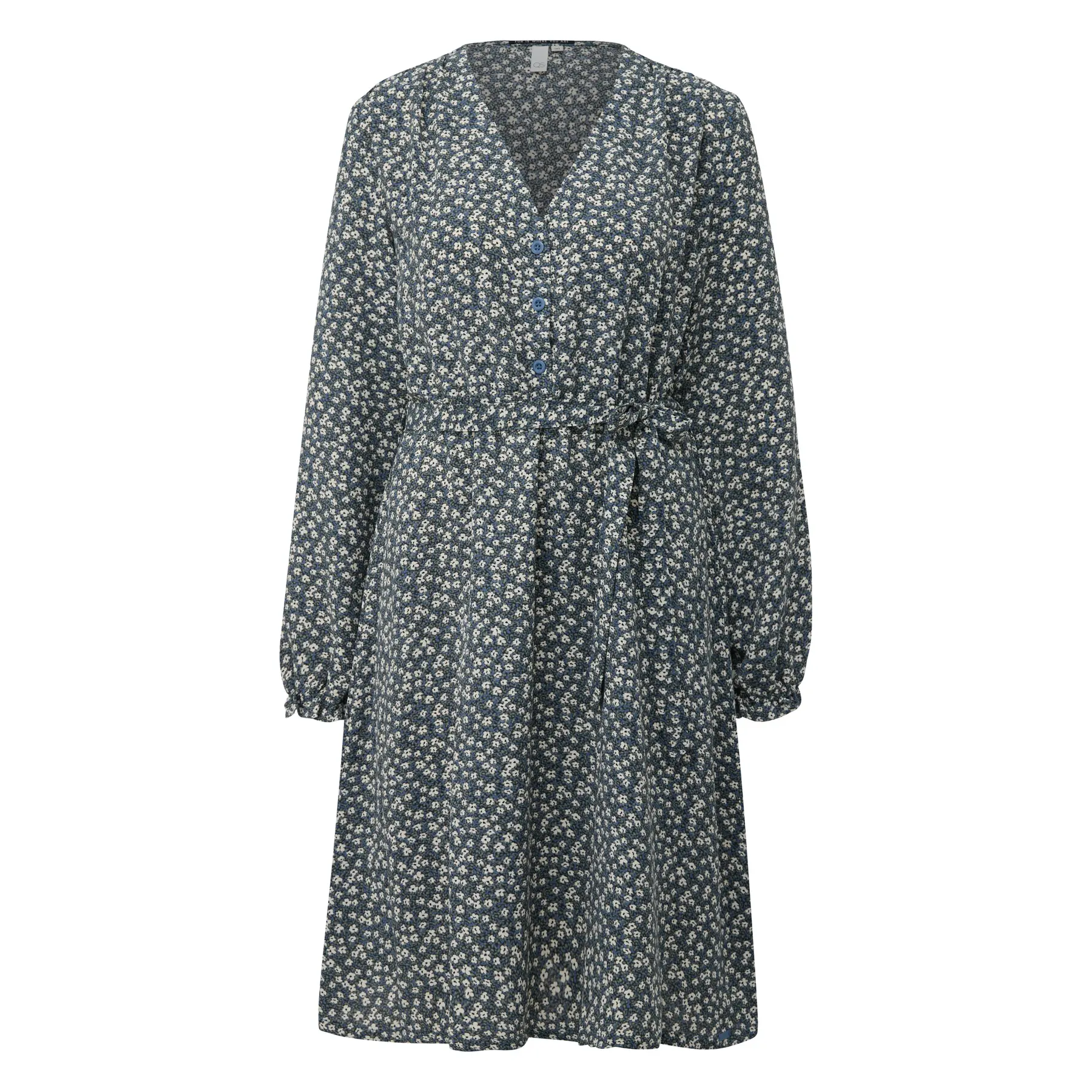 Kurzes Damenkleid aus Krepp QS