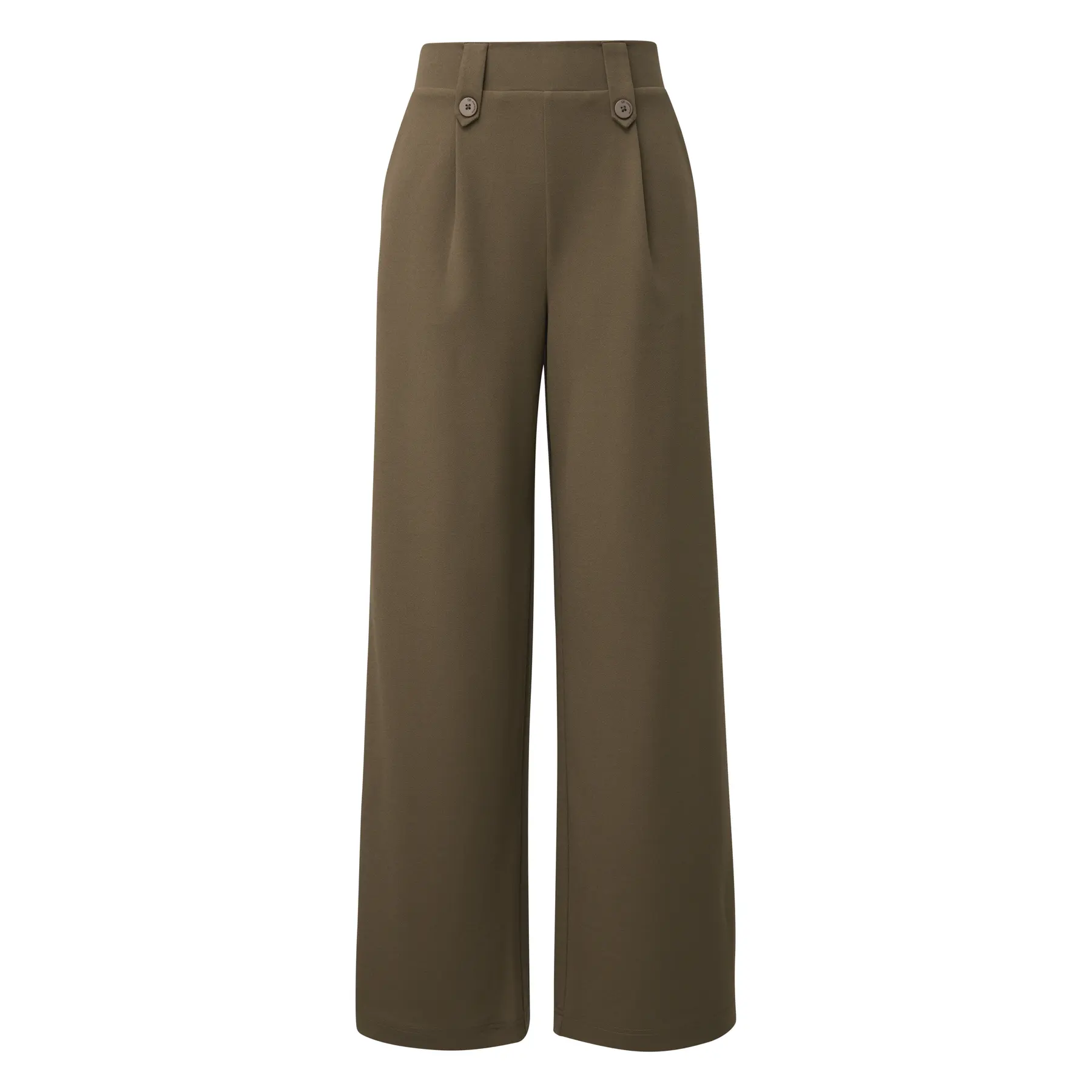 Hoch taillierte weite Hose Damen QS