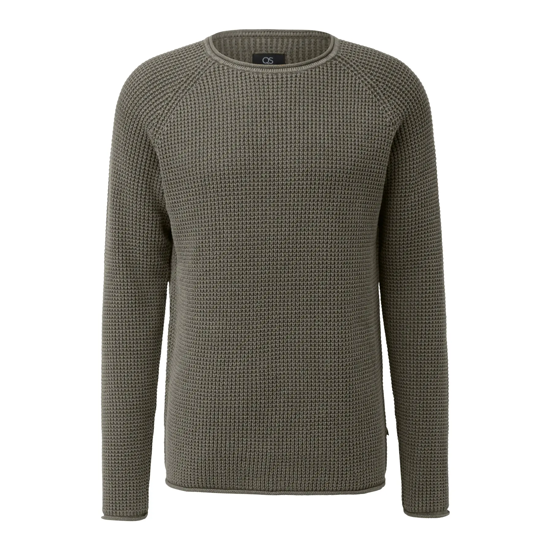 Raglan-Pullover mit Ärmeln aus Strick QS