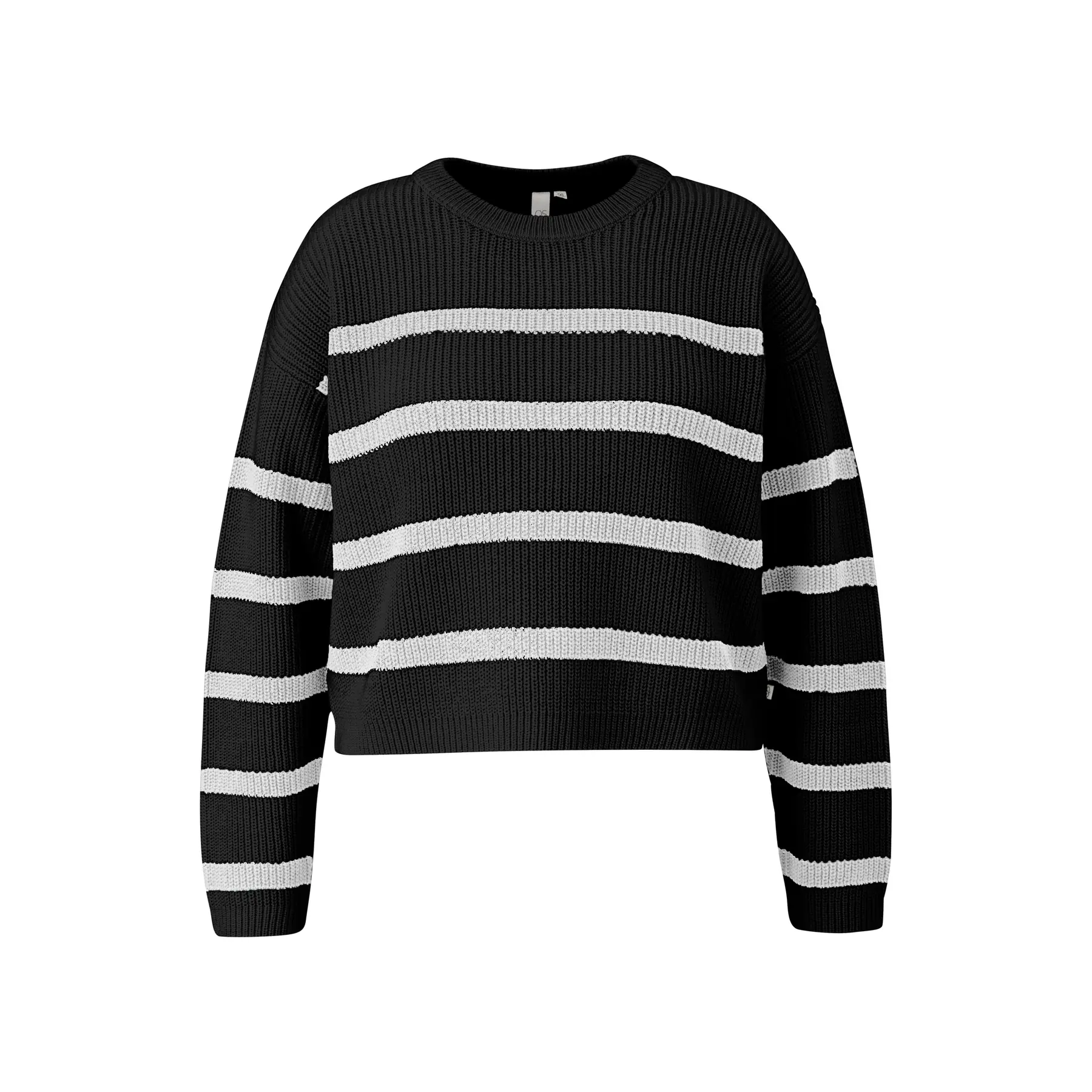 Gestreifter Pullover aus Strick Damen QS