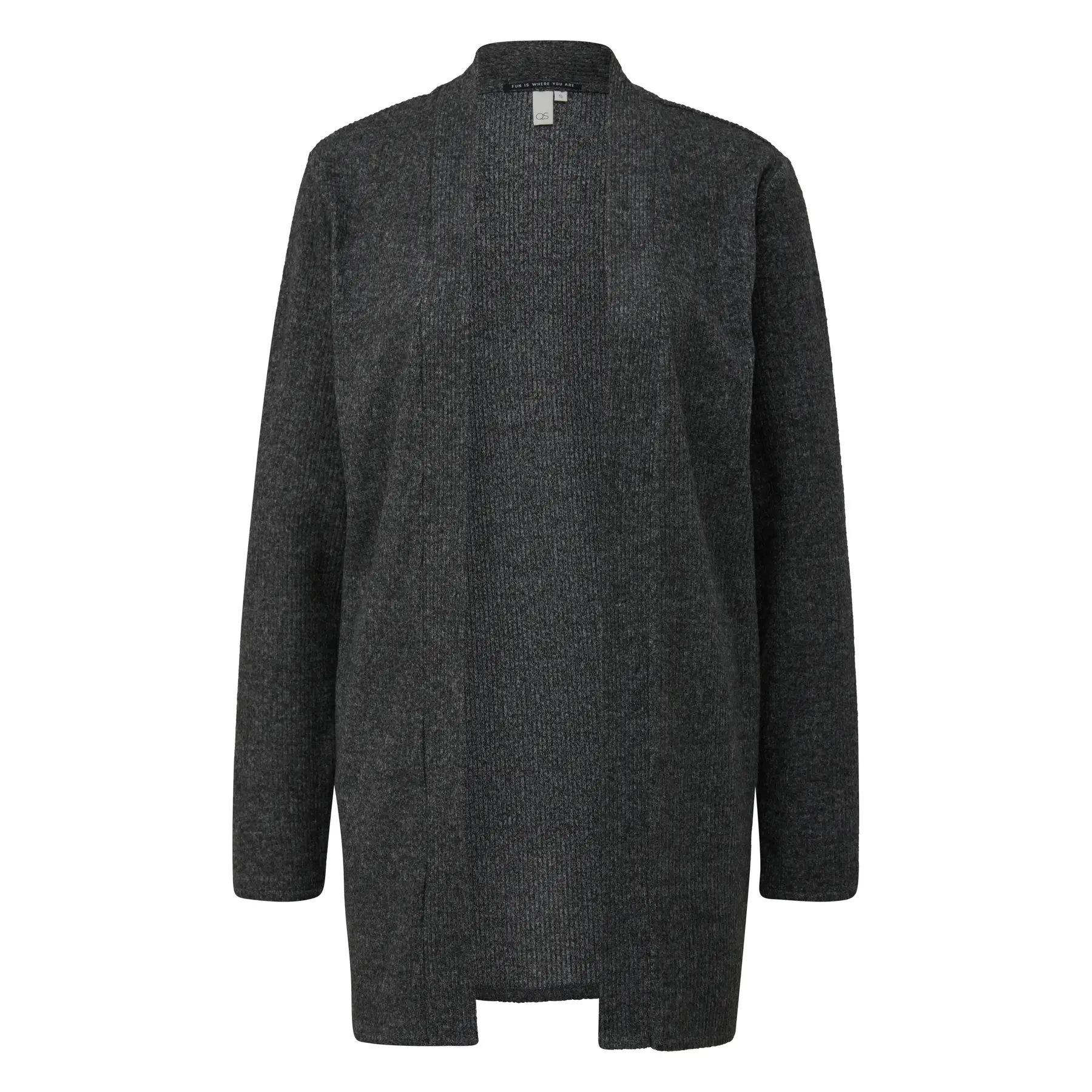 Langarmer und kuscheliger Damen-Cardigan QS