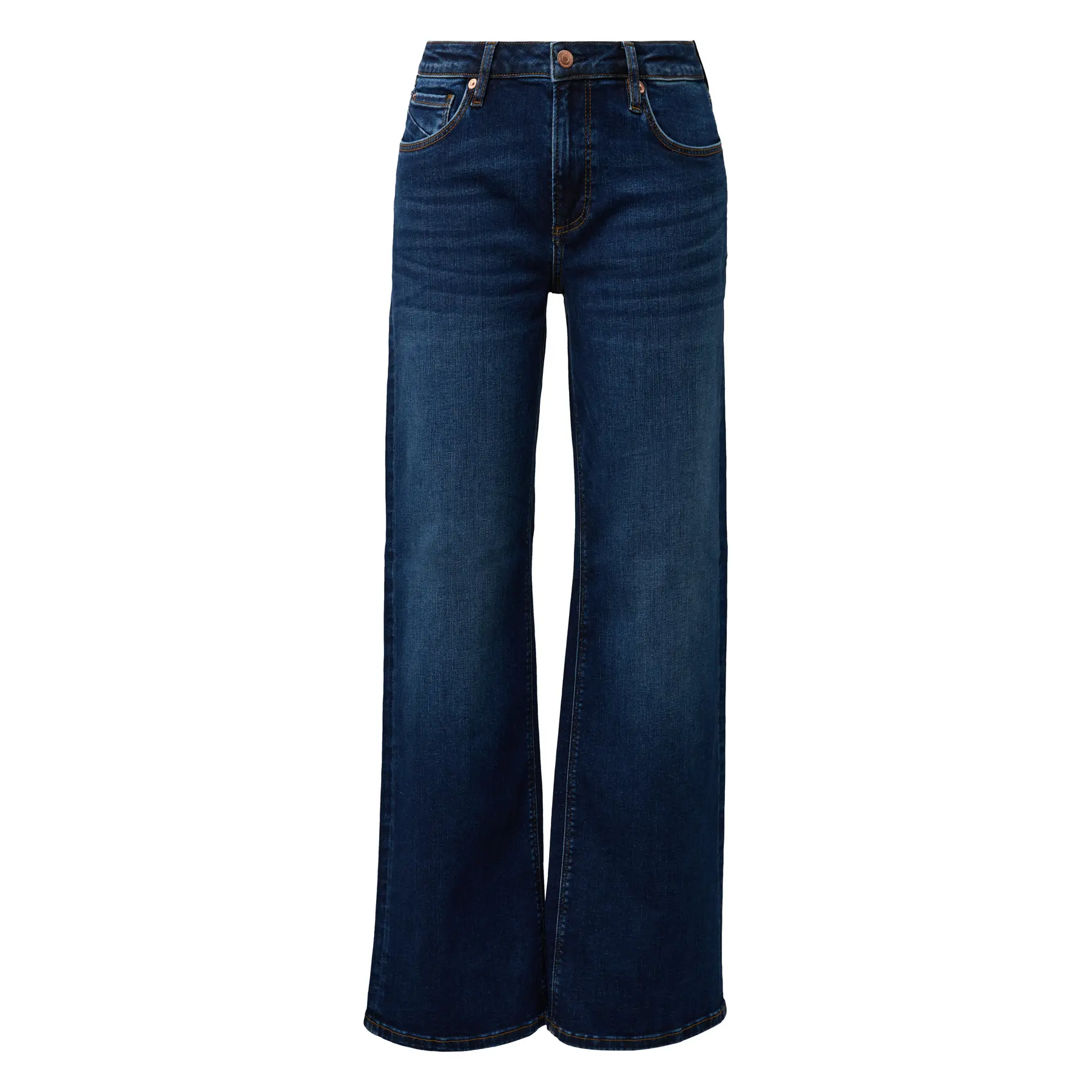 Ultra-Stretch Mid Waist Slim Jeans für Damen QS Catie