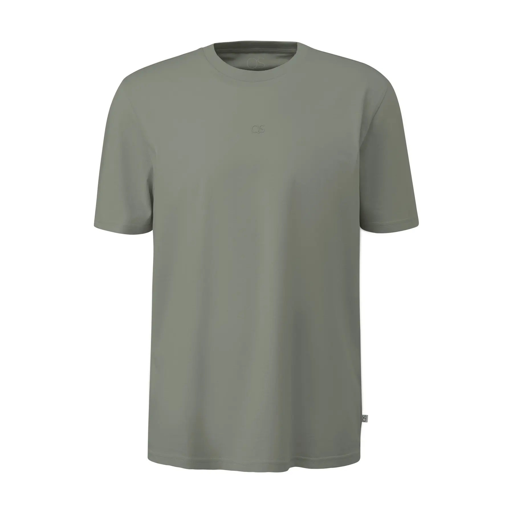Q/S designed by - Heren t-shirt - Maat M - Mannen - Groen - katoen