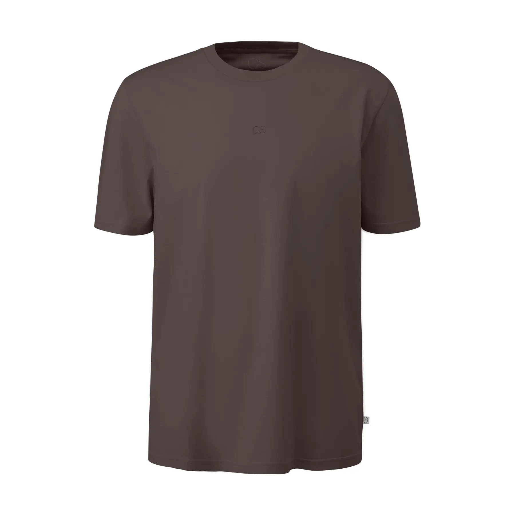 Q/S designed by - Heren t-shirt - Maat S - Mannen - Bruin - katoen