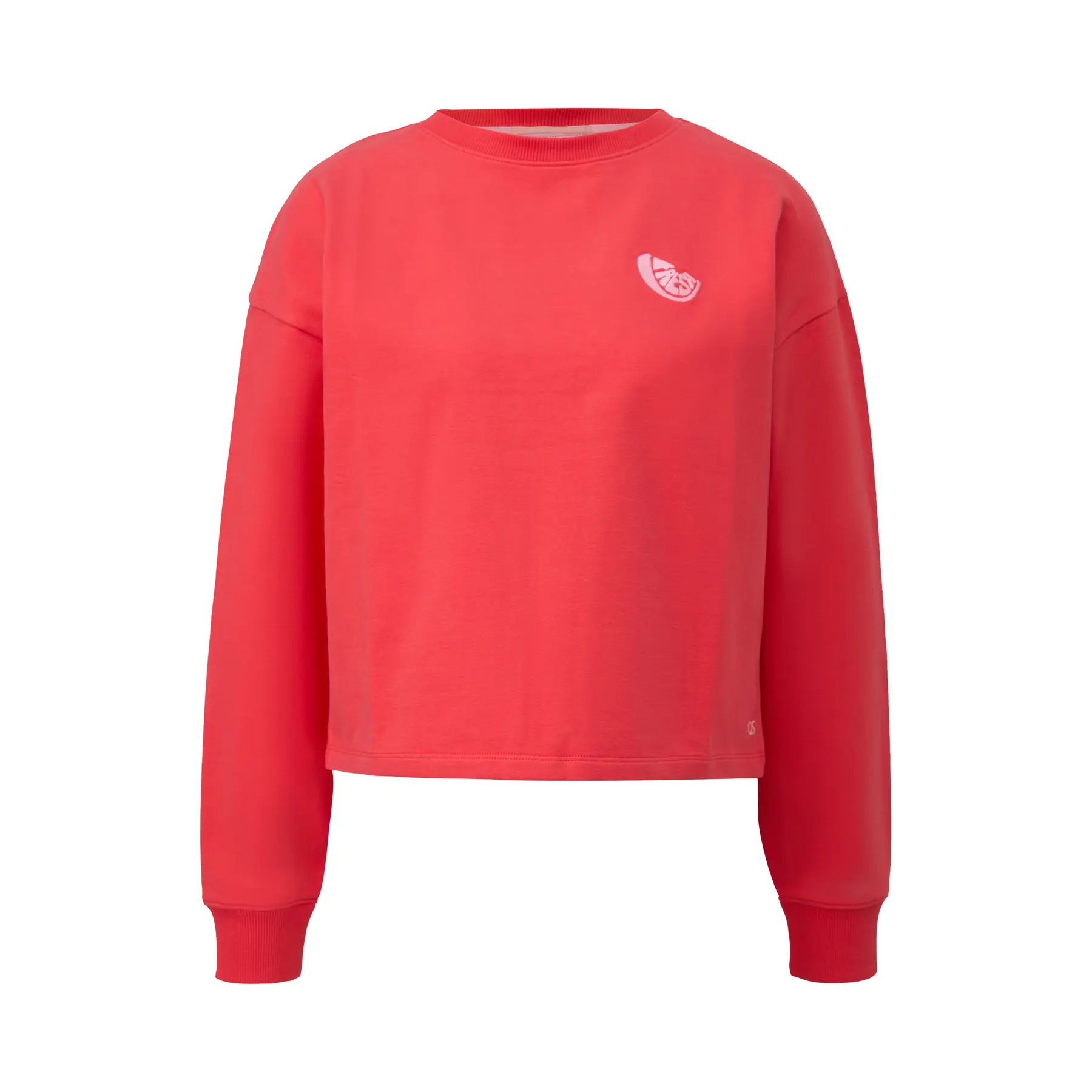 Broschiertes Boxy Sweatshirt für Damen QS