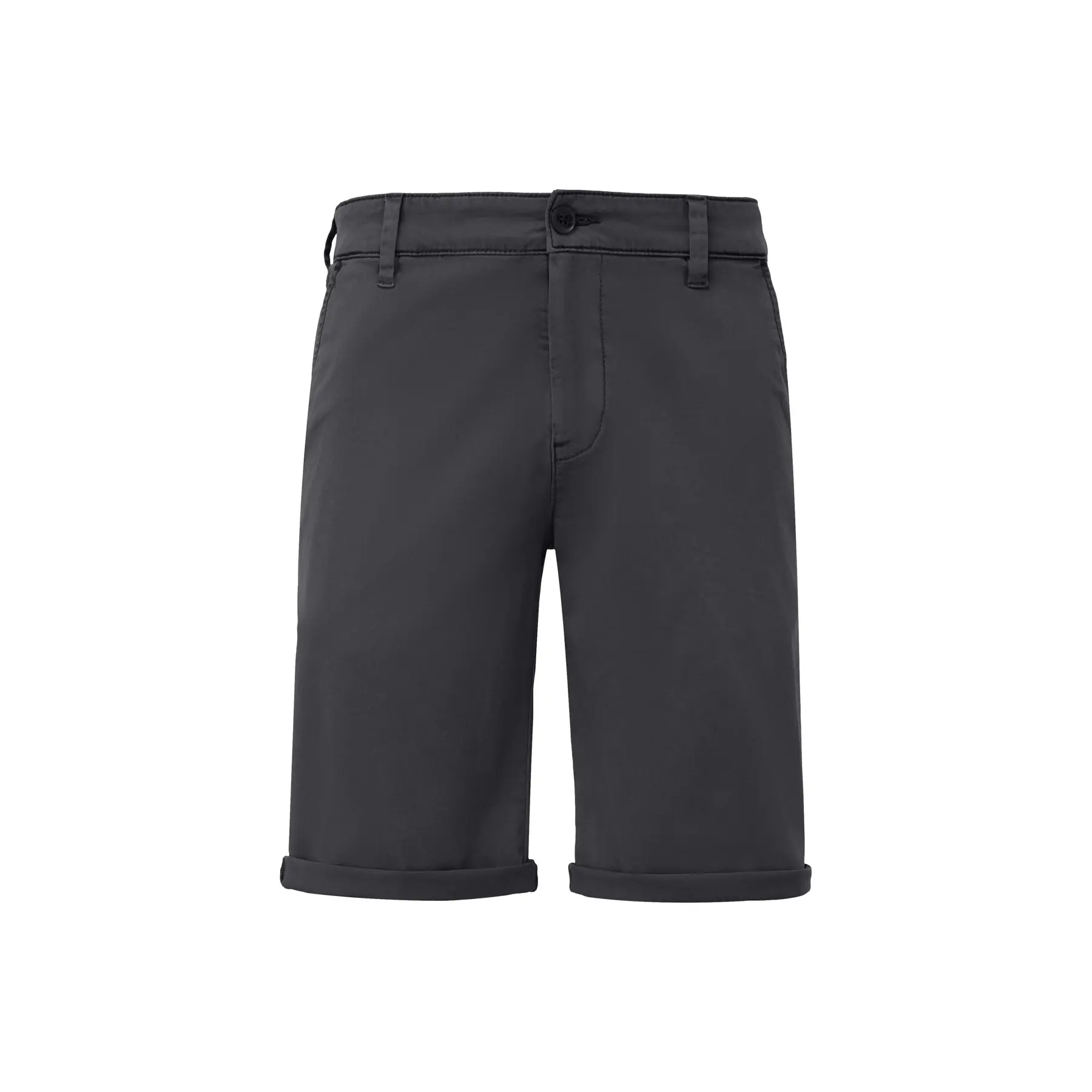 Short Chino Stil John aus Stretch-Baumwolle mit Umschlag QS