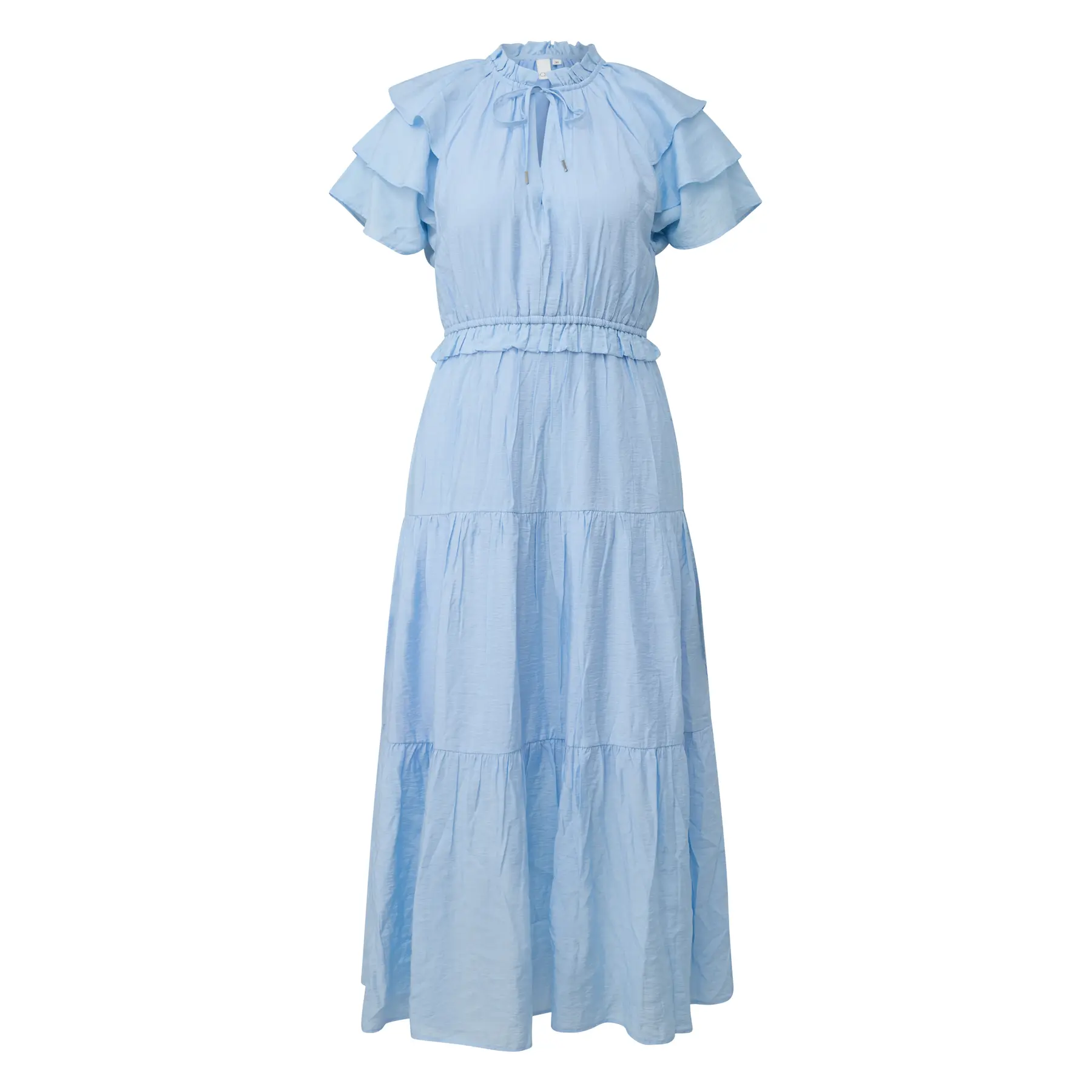 Midikleid mit Rüschendetails Damen QS