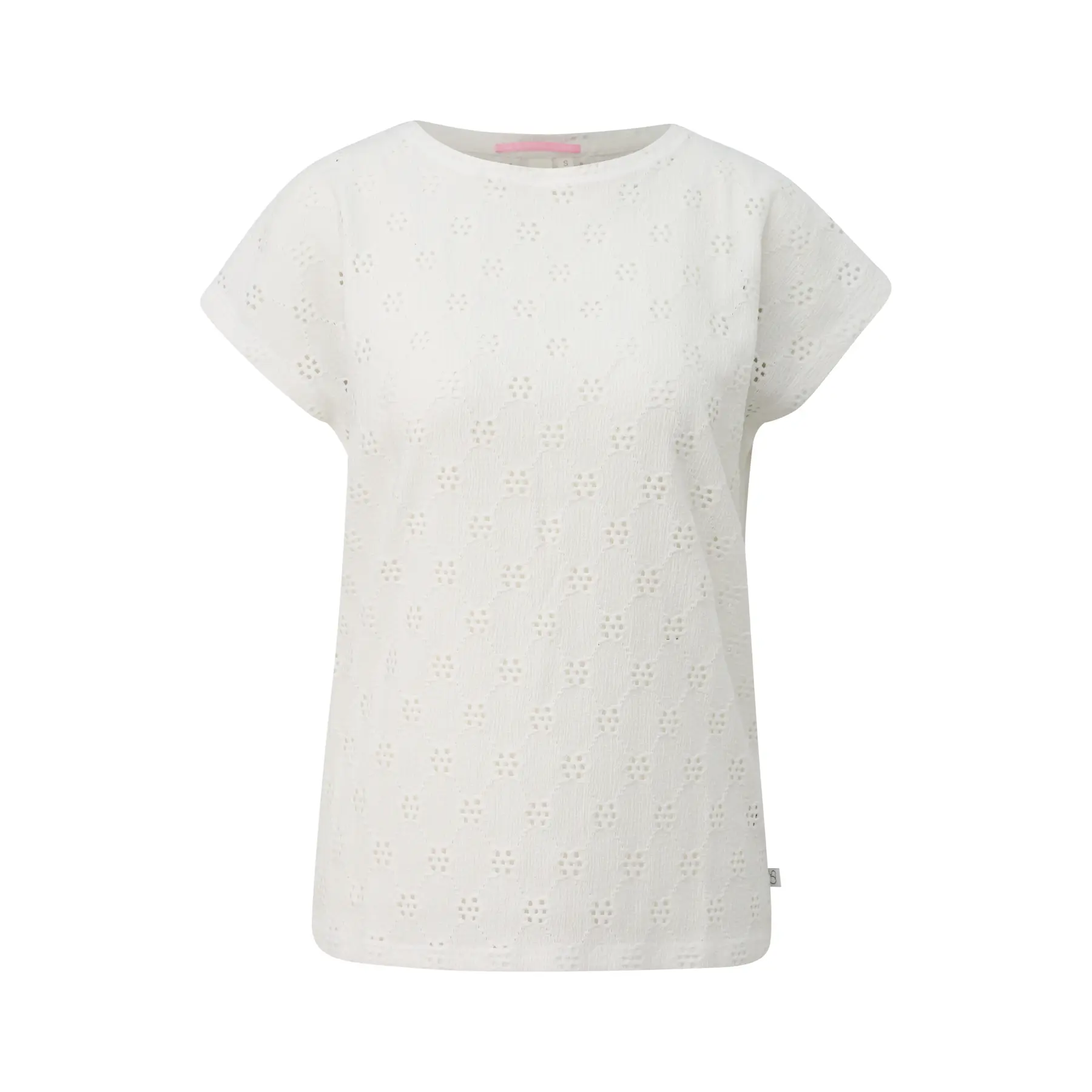 T-Shirt mit Stickmotiv für Frauen QS