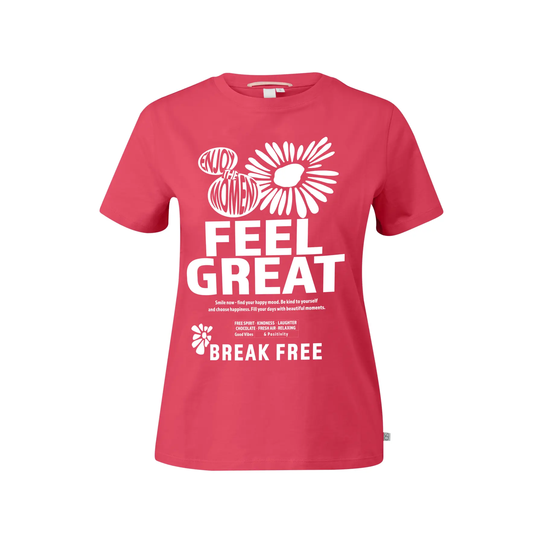 Damen T-Shirt QS Feel Great