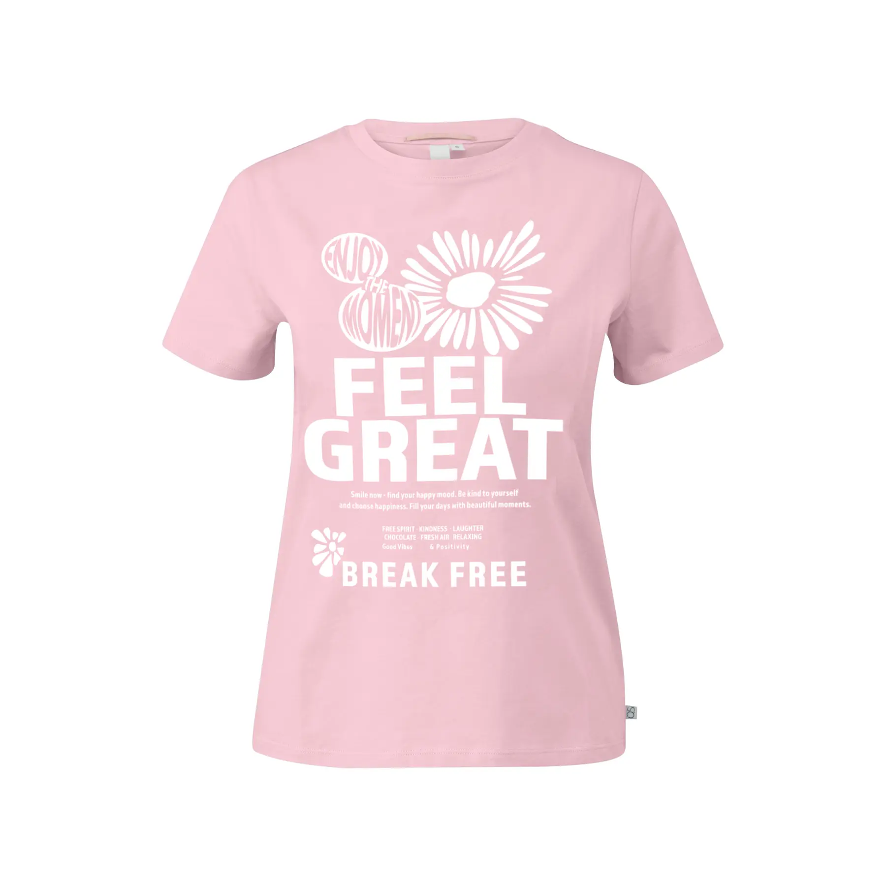 Damen T-Shirt QS Feel Great