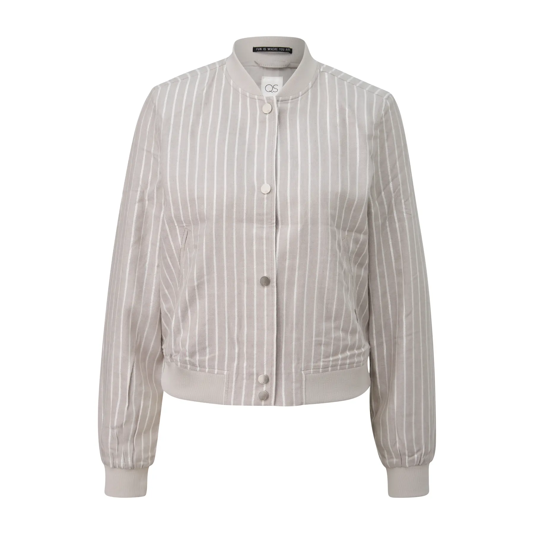 Damen Leinenmix Fliegerjacke QS