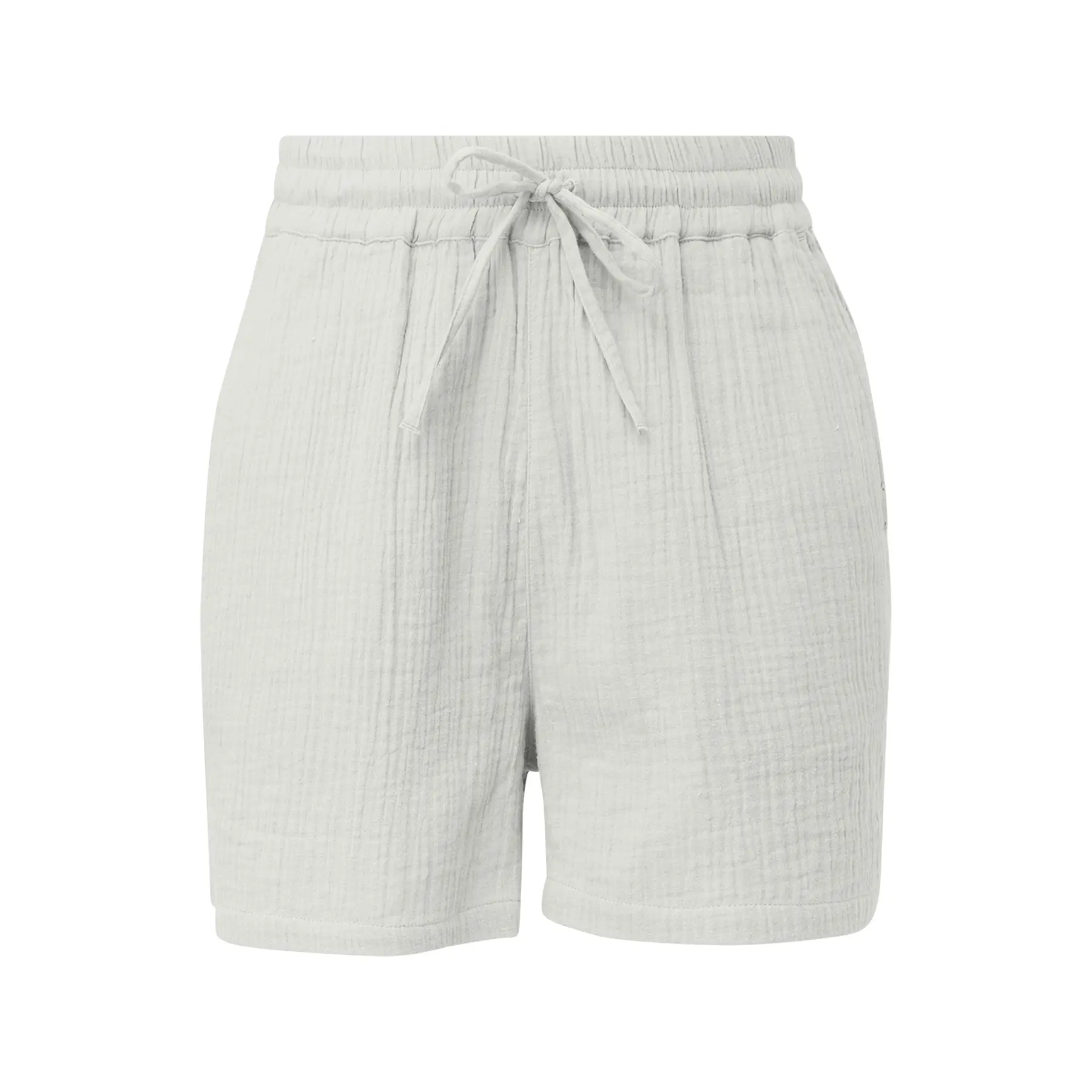 Loose Fit Elastic Waist Muslin Shorts Women Qs